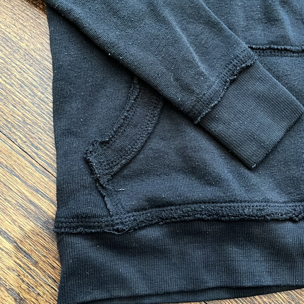 Vintage Havana Boys Black Hooded Sweatshirt- size 4 - Picture 2 of 5